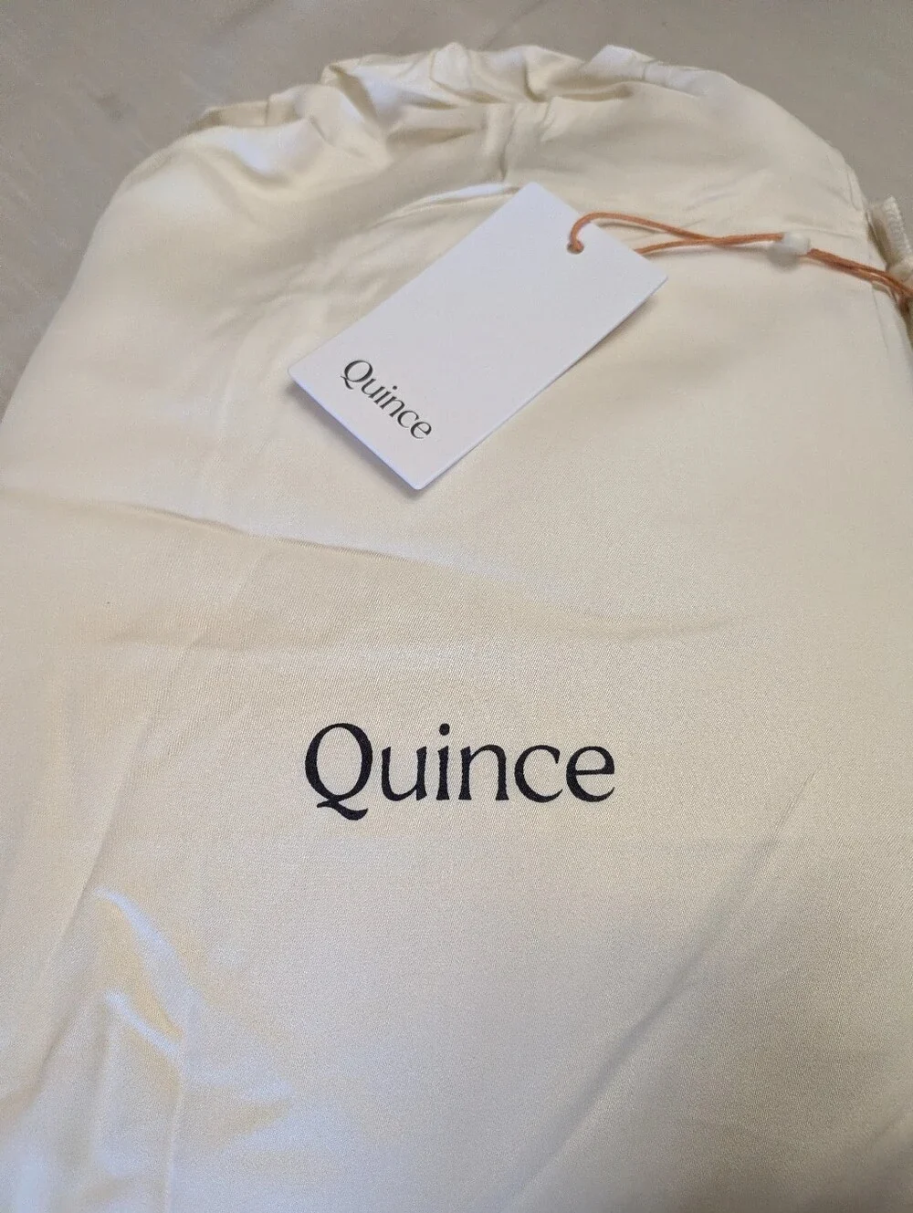 Quince Bamboo Duvet Cover Set Ivory King/Cal King